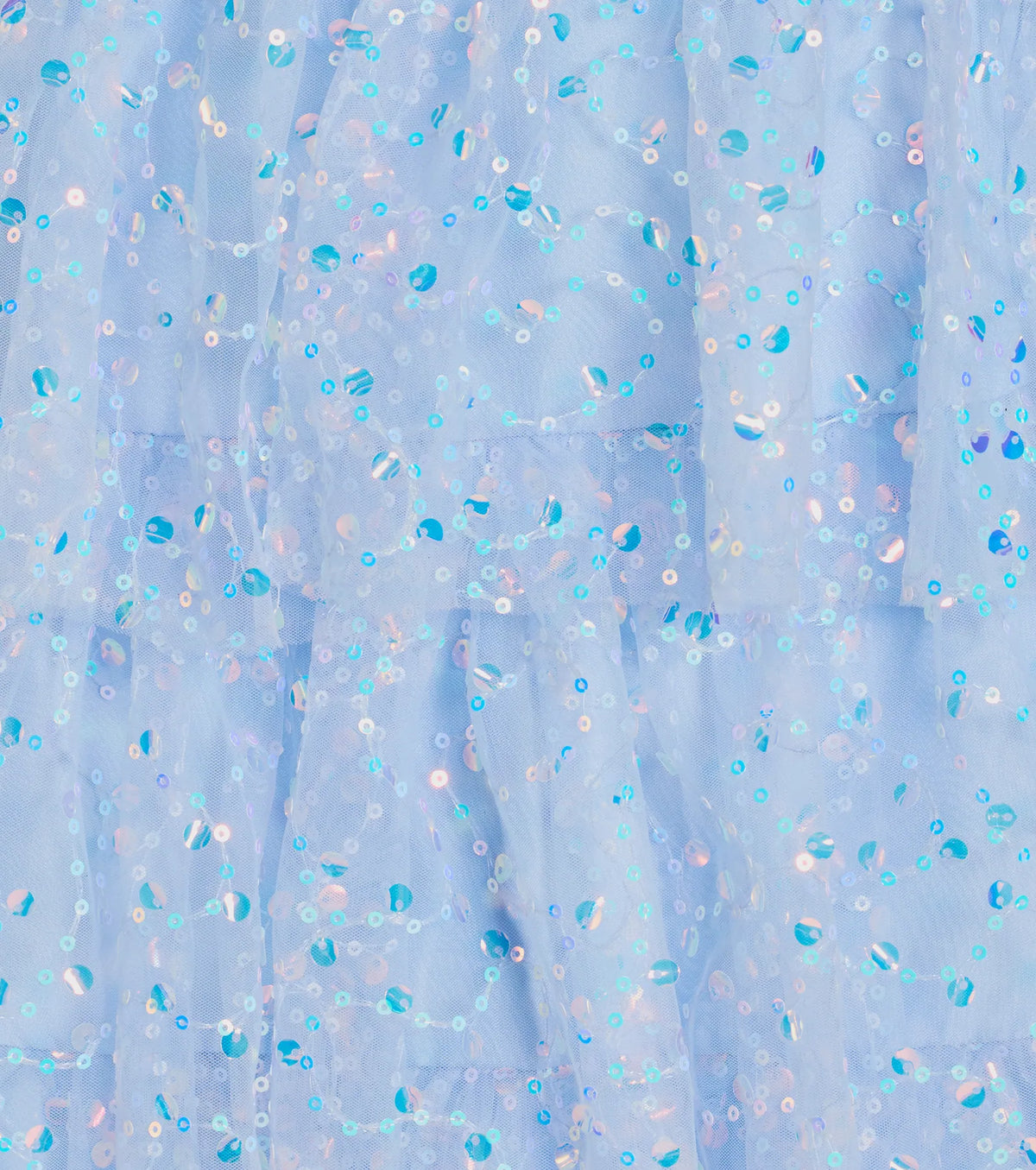 May Sequin Tulle Tiered Skater Dress