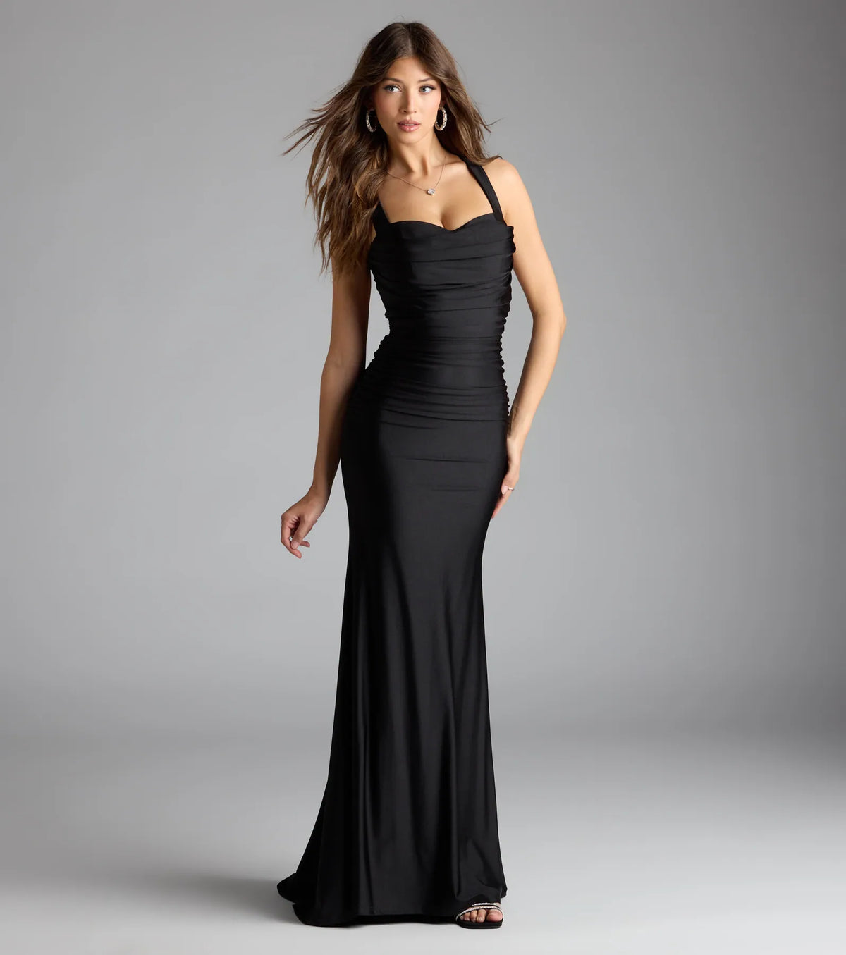 Nadia Lace-Up Mermaid Formal Dress