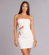 Sunlit Escape Cutout Mini Dress