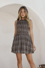 Sunrise Escapade Mini Dress Juno Check