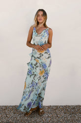 Petals Unfold Maxi Dress Print