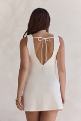 Amina Mini Dress Beige