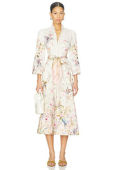 Rebellion Button Midi Dress