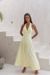 Calling Your Name Maxi Dress Yellow