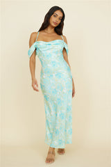 Busy Dancing Maxi Dress Green