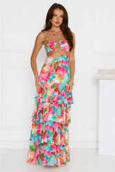 Fiesta In Paradise Maxi Dress Floral