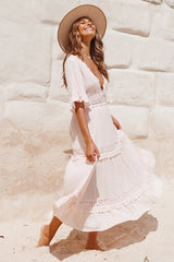 Cowboy Midi Dress Pink