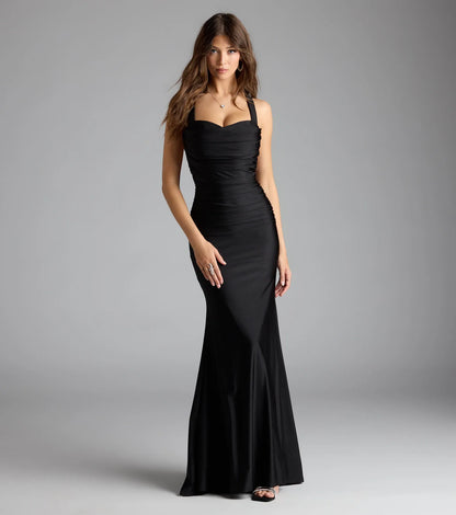 Nadia Lace-Up Mermaid Formal Dress