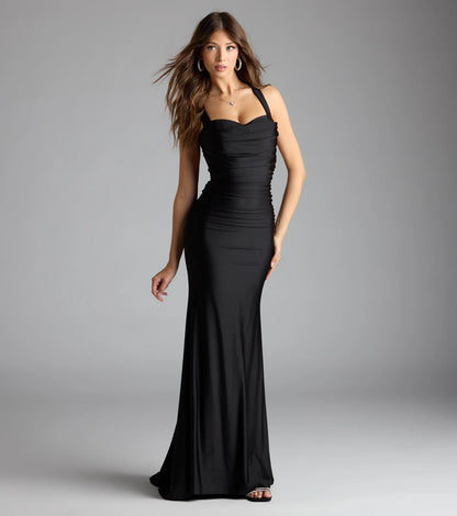 Nadia Lace-Up Mermaid Formal Dress