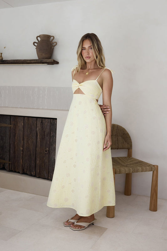 Sunflower Dreams Maxi Dress Yellow