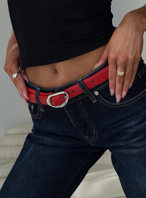 Atreides Belt Red / Silver