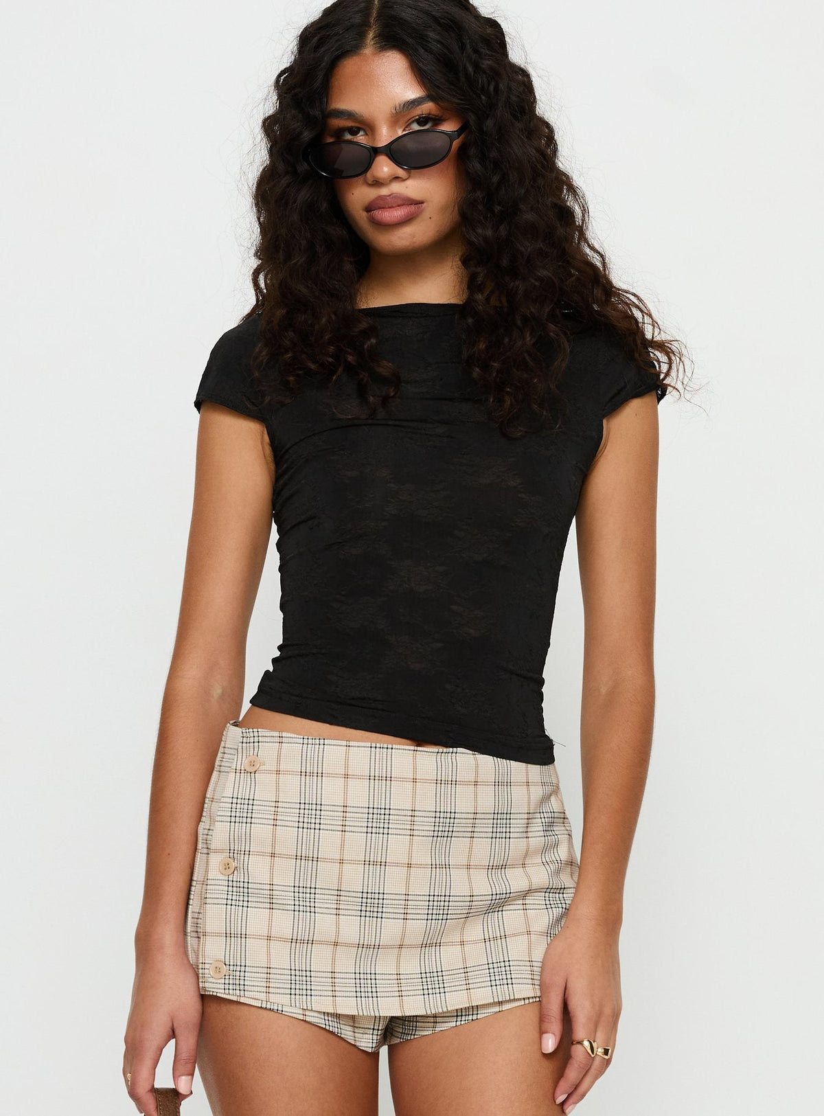 Avena Backless Top Black