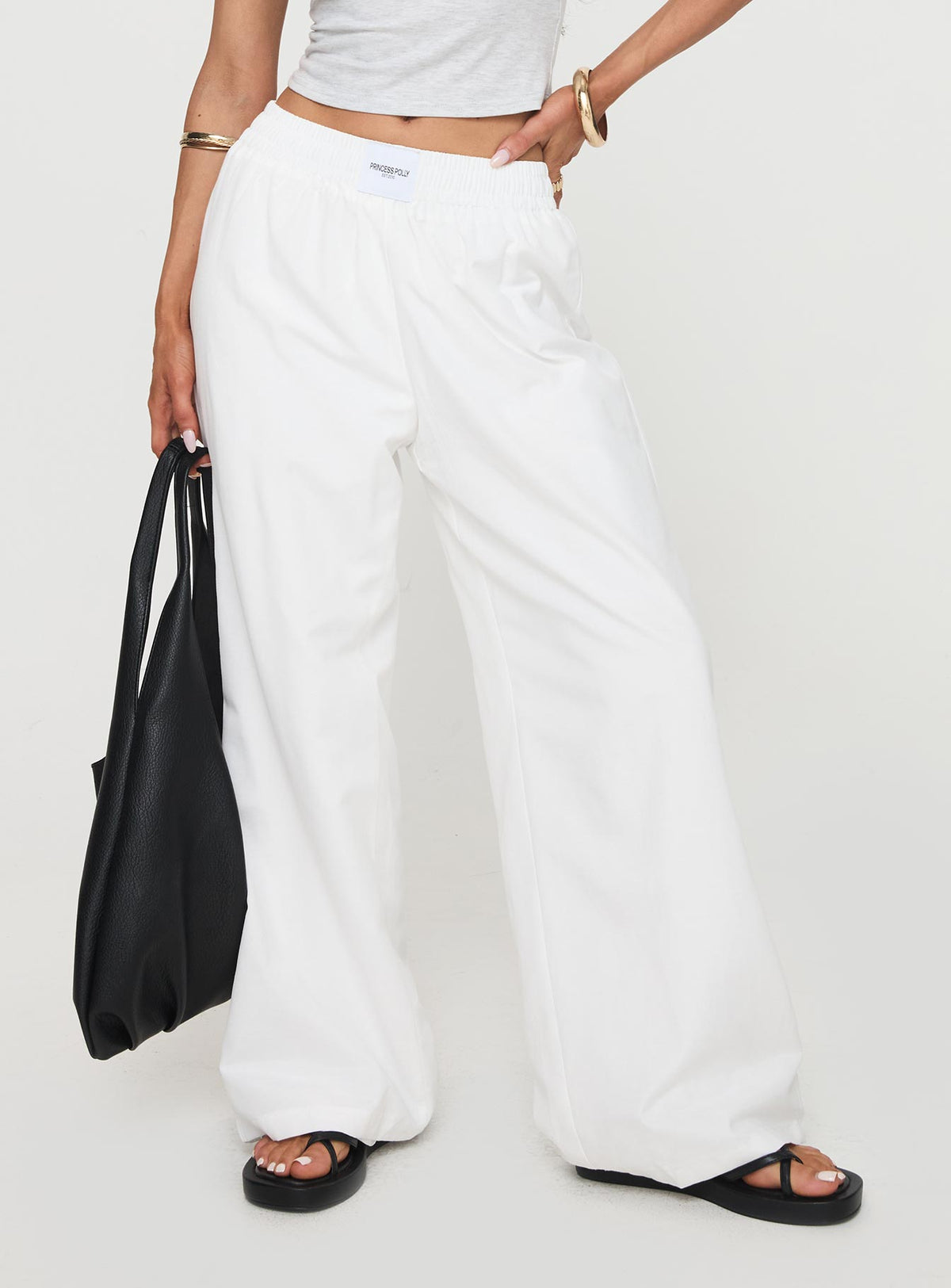 Beach House Pants White Tall
