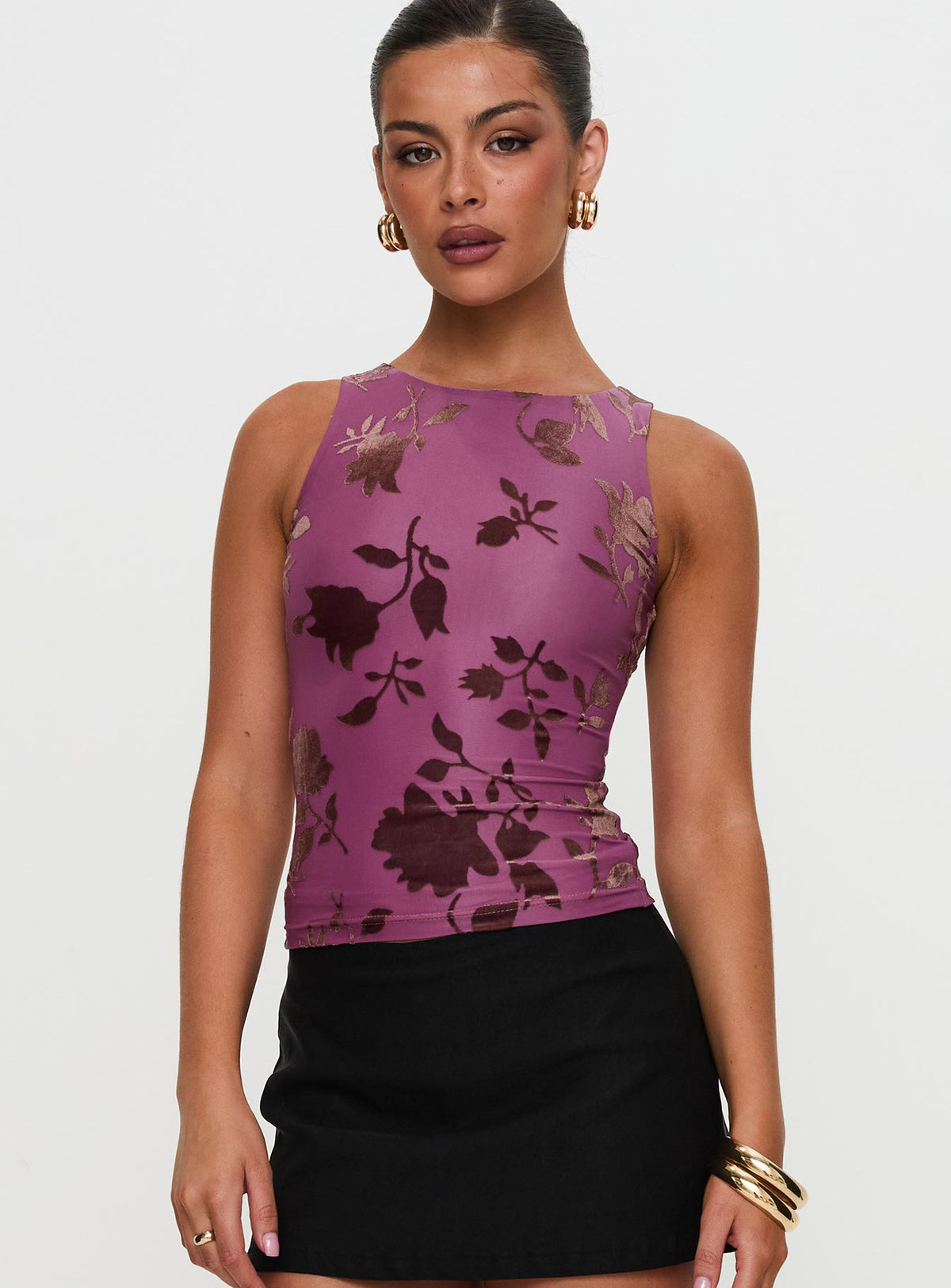 Angelical Top Purple