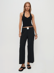 Beach House Pants Black