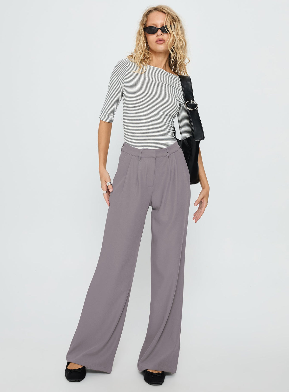 Ambient Wide Leg Pant Grey