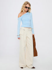 Beller Long Sleeve Top Light Blue