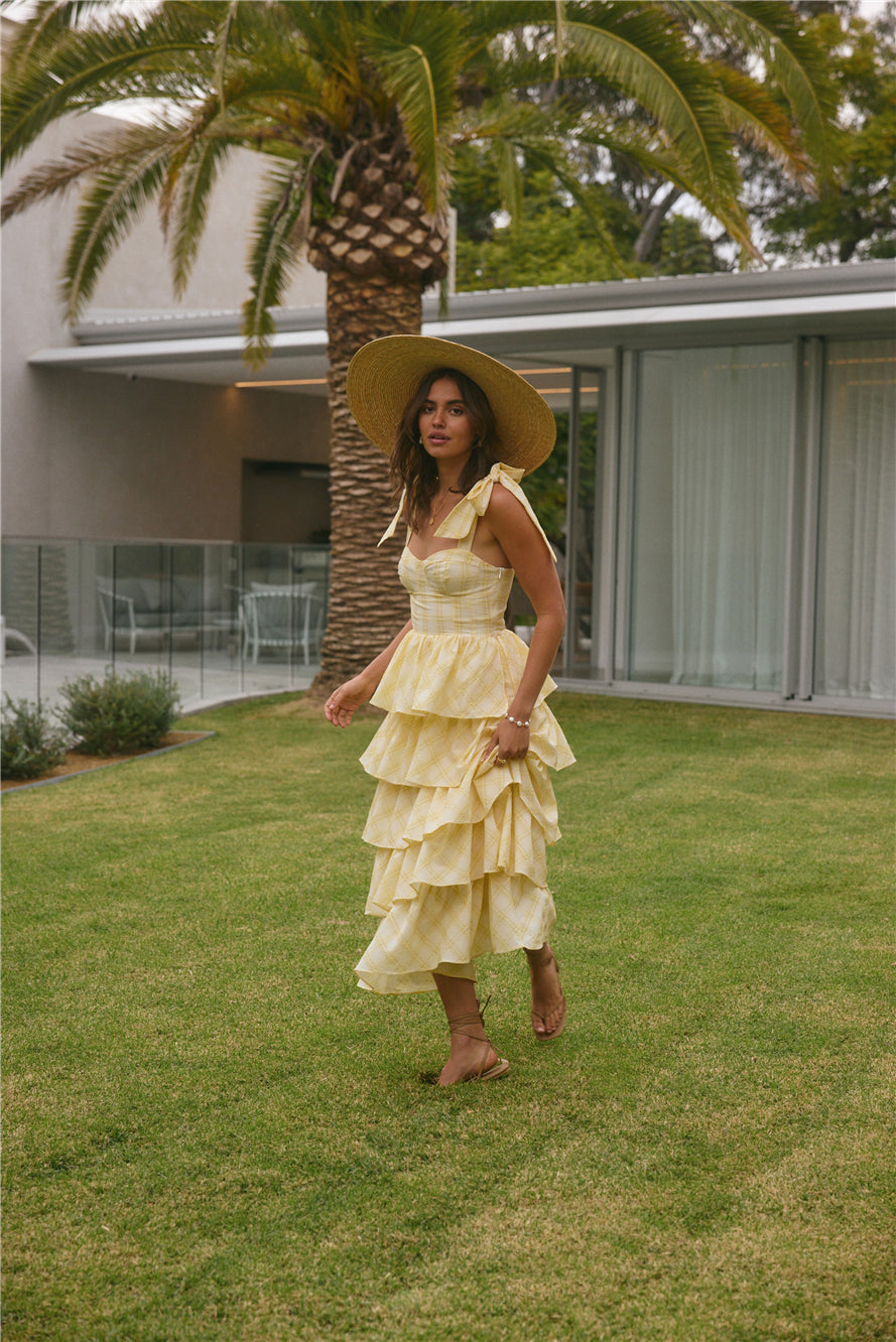 Dalia Maxi Dress Yellow