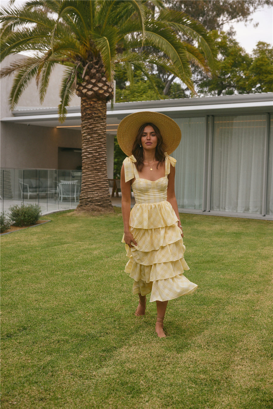 Dalia Maxi Dress Yellow