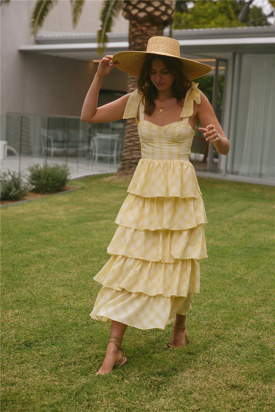 Dalia Maxi Dress Yellow
