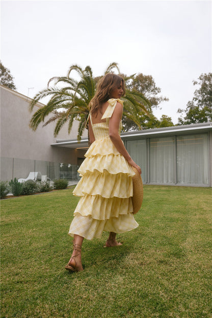 Dalia Maxi Dress Yellow