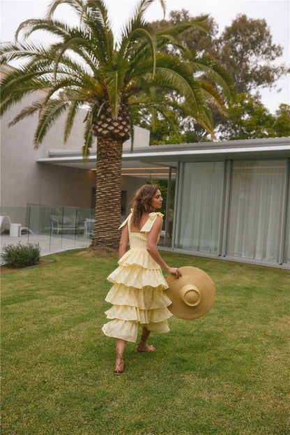 Dalia Maxi Dress Yellow