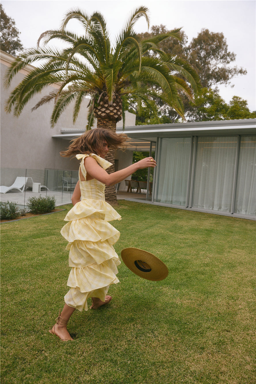 Dalia Maxi Dress Yellow