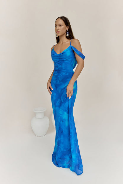 Lavoni Maxi Dress Ramona Blue