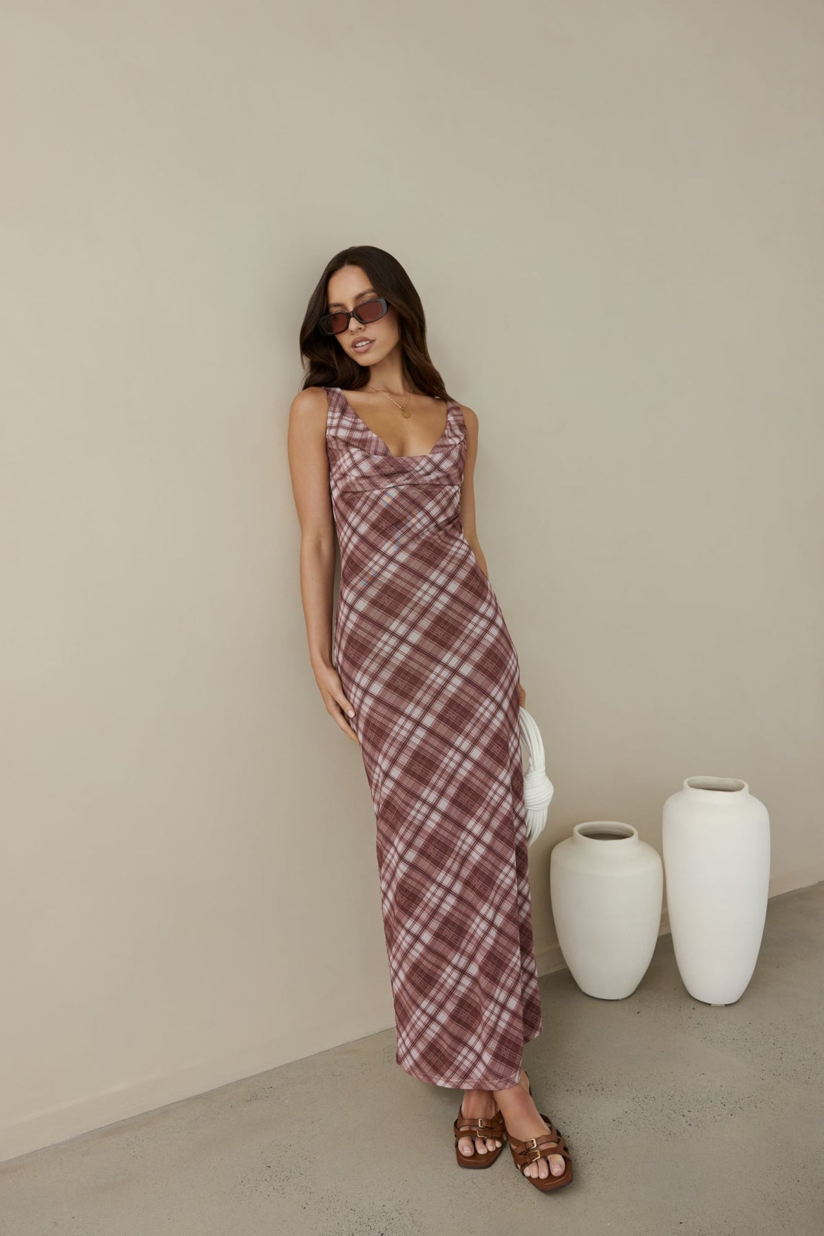 Love And Dreams Maxi Dress Brown