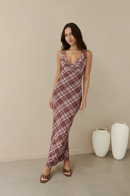 Love And Dreams Maxi Dress Brown