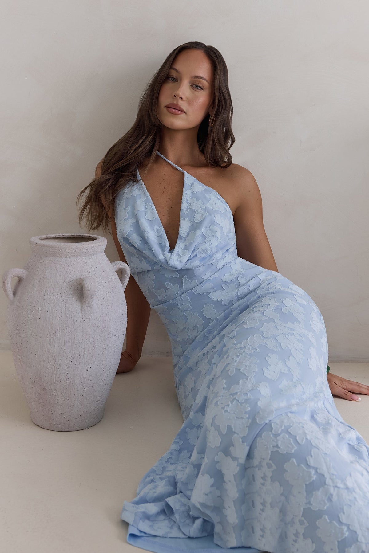 Tales From The Riviera Maxi Dress Blue