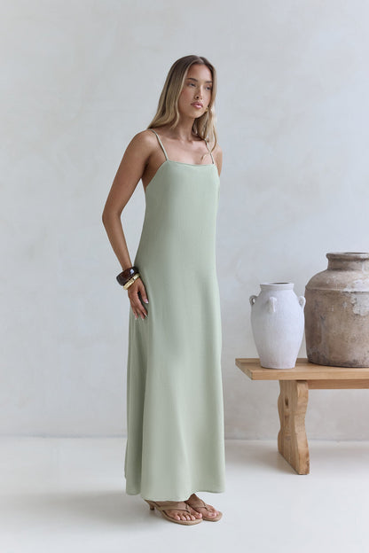 Warmth Of Love Maxi Dress Sage
