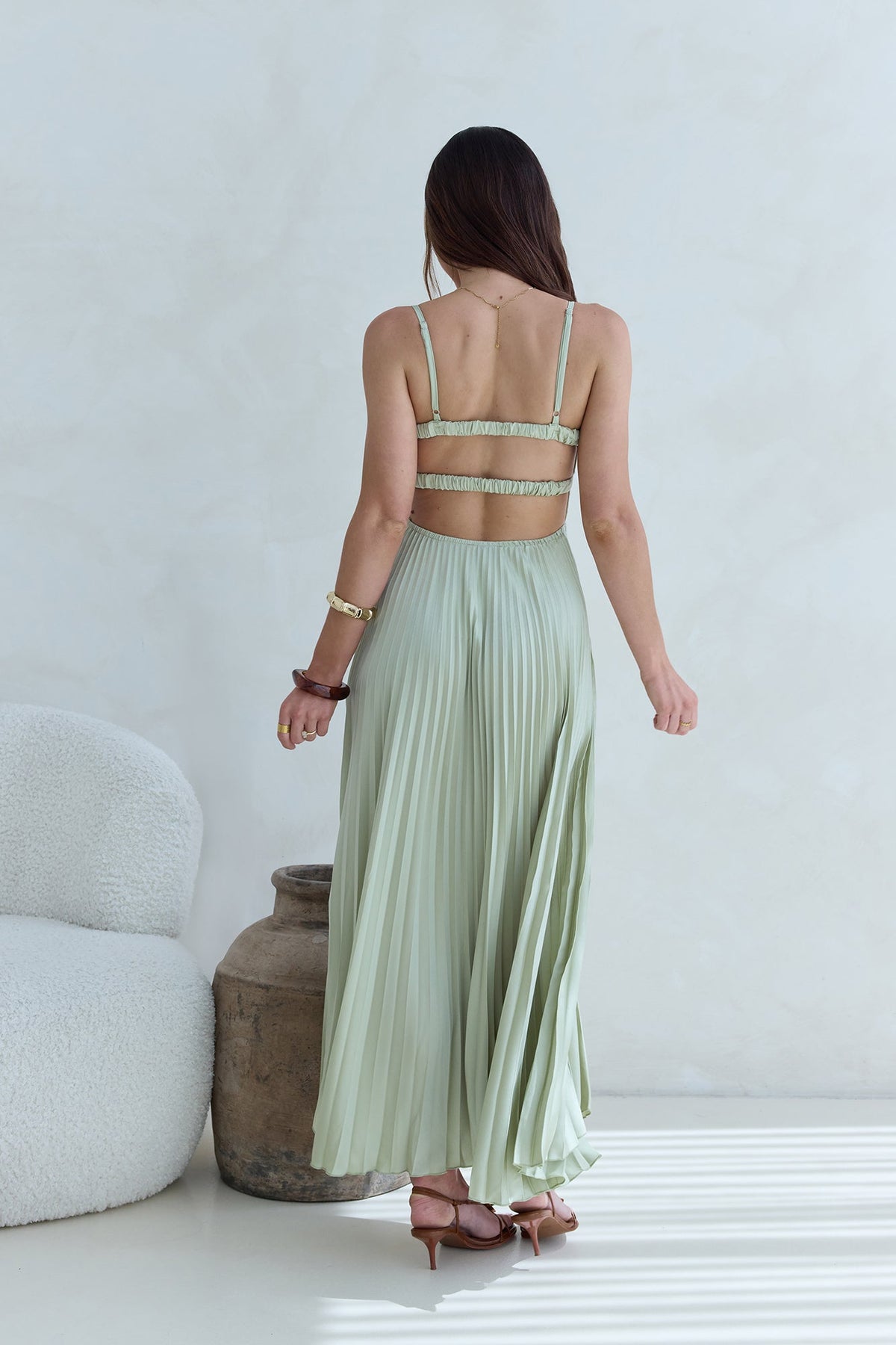 Del Mar Maxi Dress Green