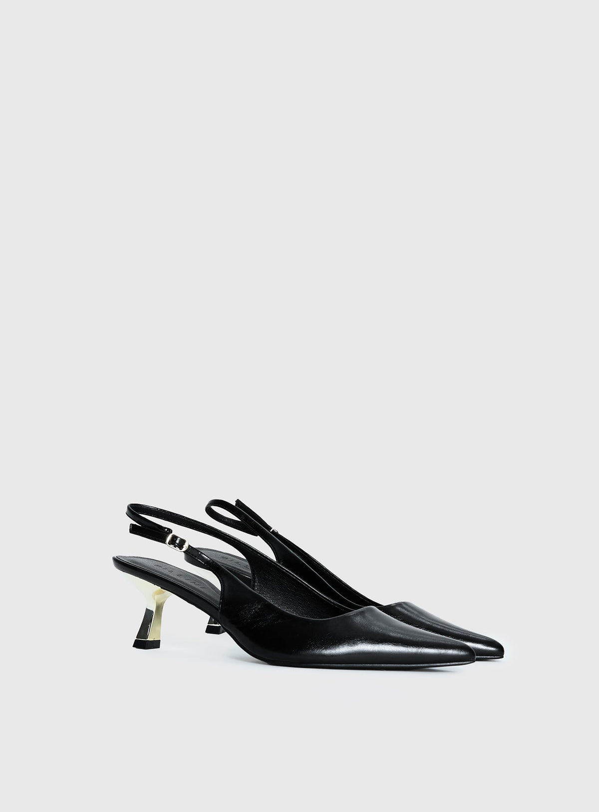 Billini Anaya Pointed Toe Heels Black / Gold
