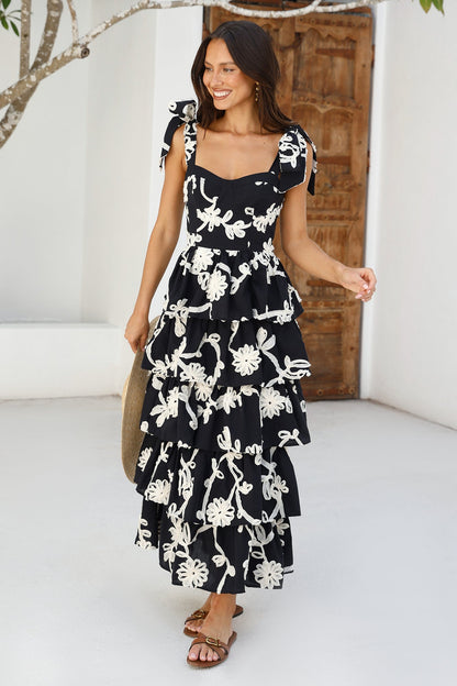 Beauty Of You Maxi Dress Black