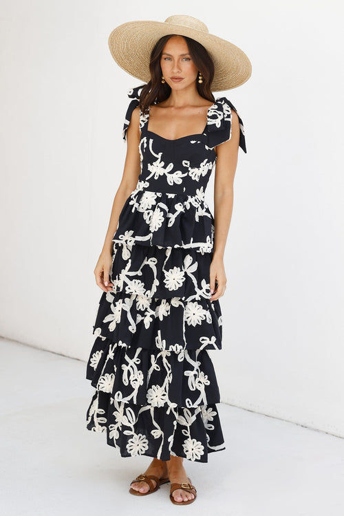 Beauty Of You Maxi Dress Black
