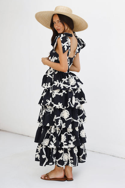 Beauty Of You Maxi Dress Black