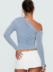 Beller Long Sleeve Top Blue Sparkle