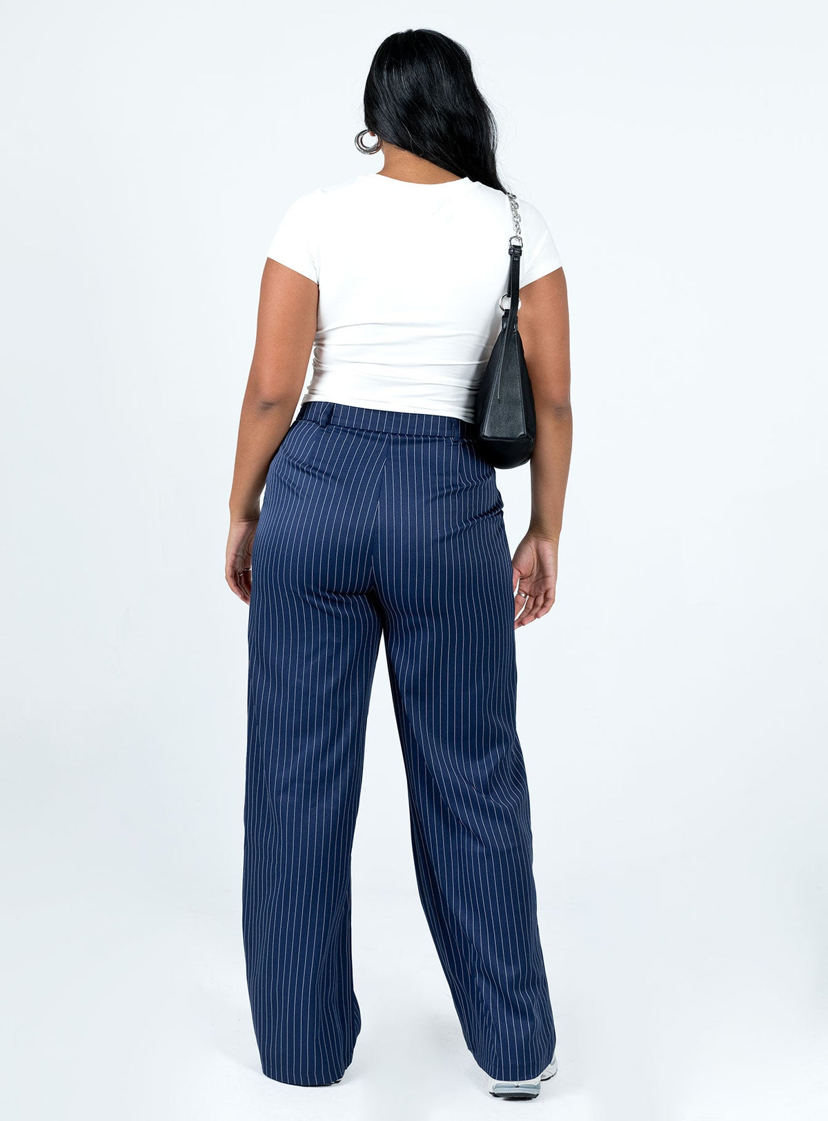 Archer Pants Pinstripe Navy