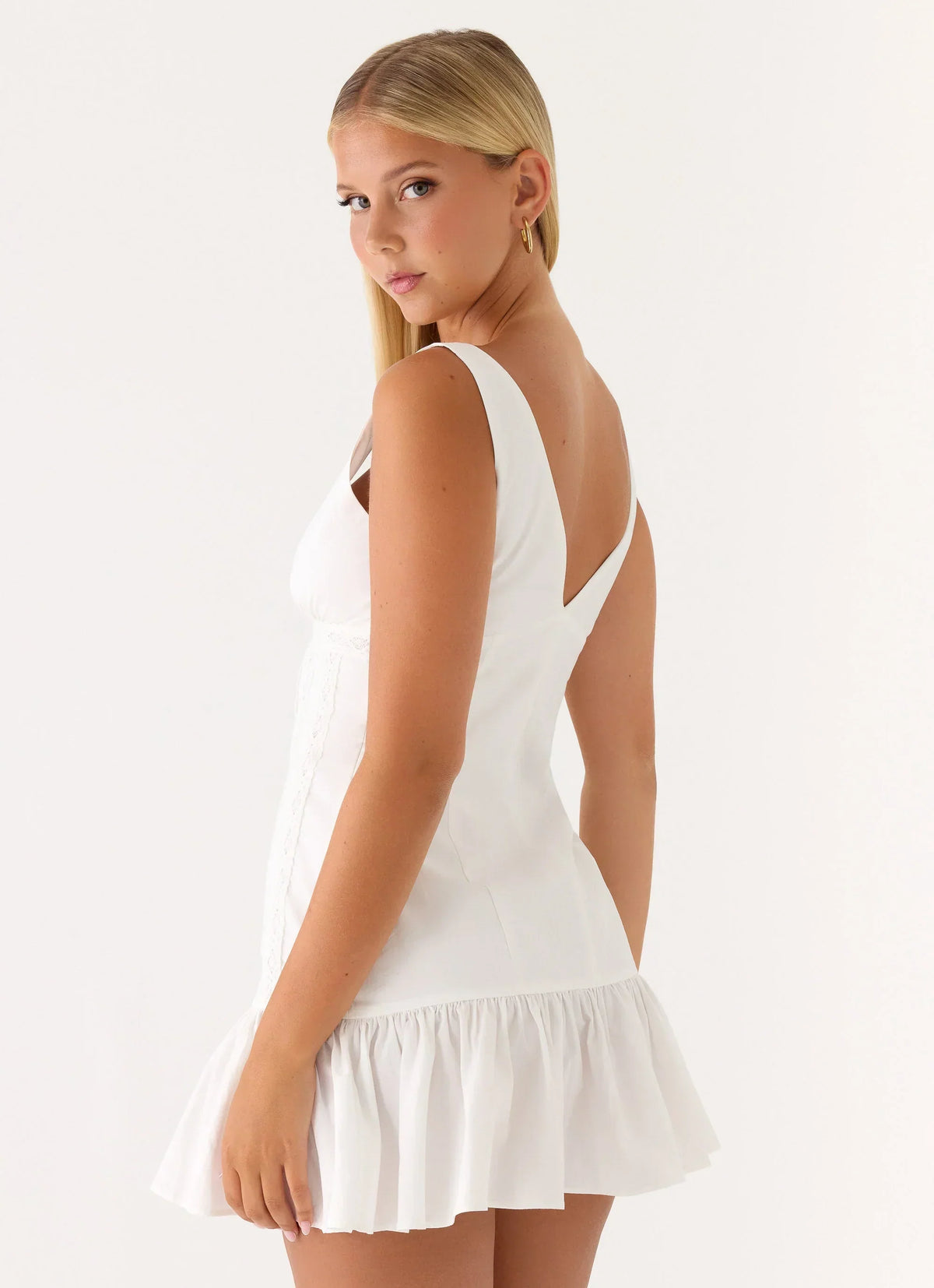Gretel Mini Dress - White