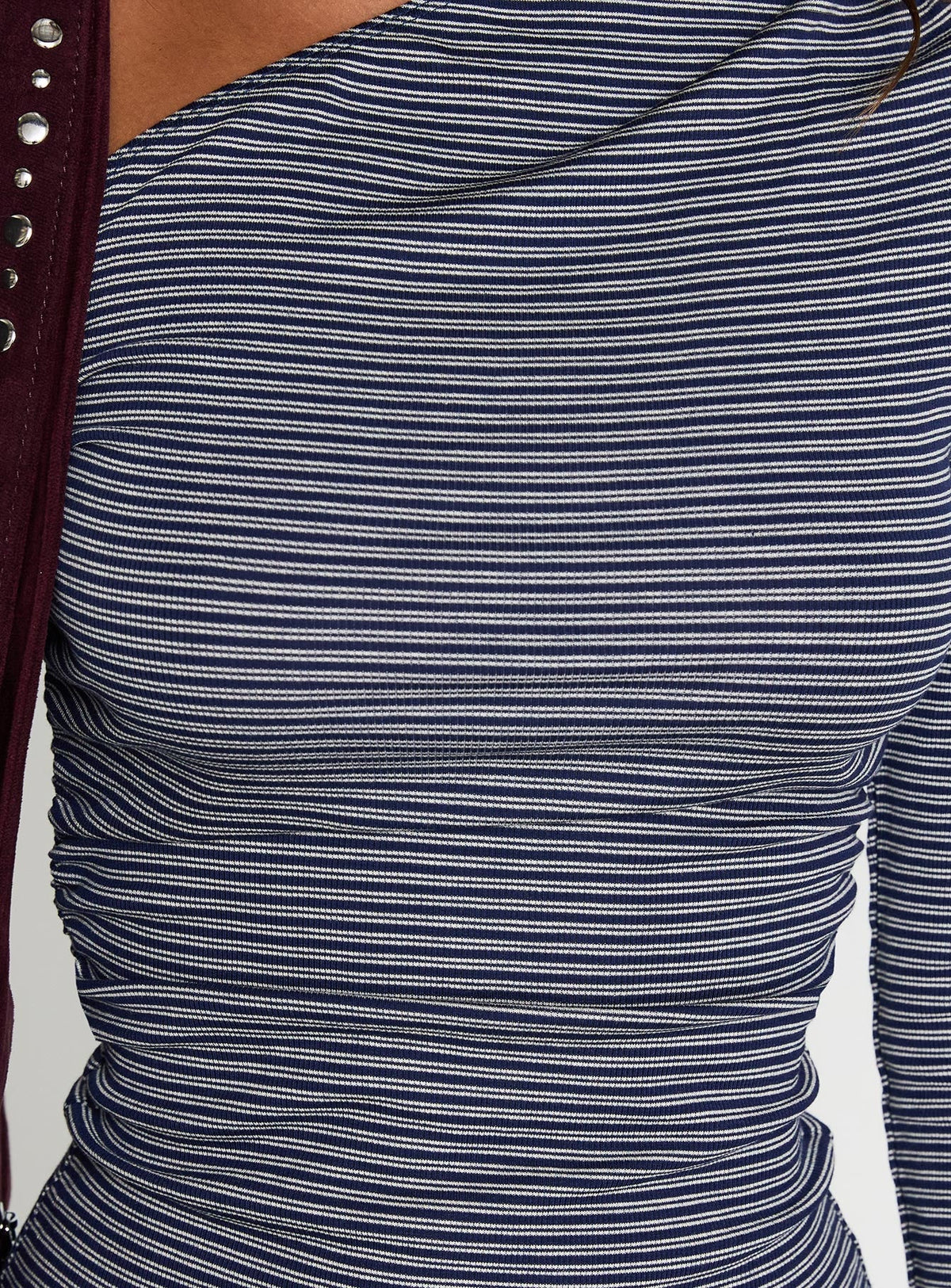 Beller Long Sleeve Top Navy Stripe