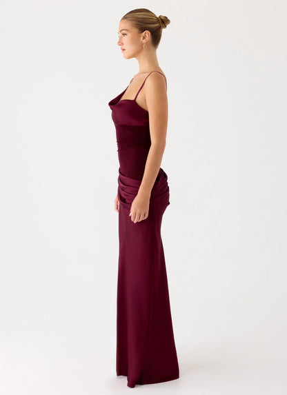 Eternal Energy Maxi Dress - Merlot