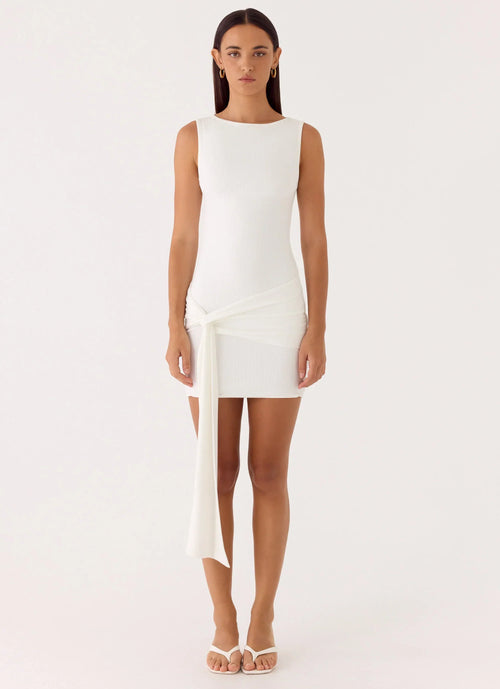Everly Mini Dress - White