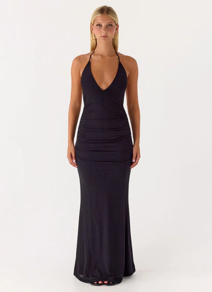 Fine By Me Maxi Dress - Black