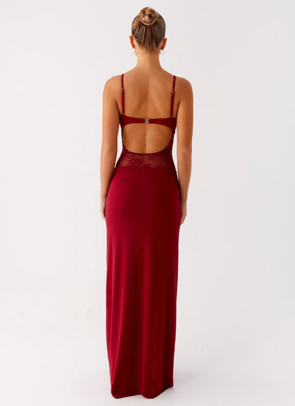 Envy Maxi Dress - Maroon