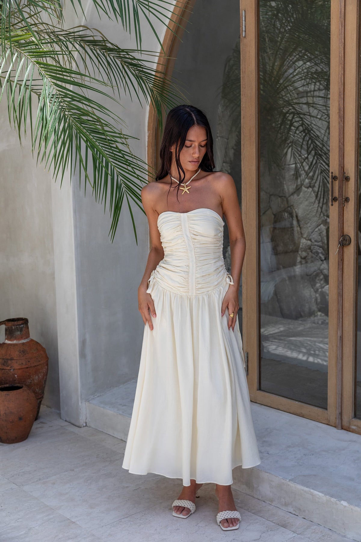 Zori Maxi Dress Cream