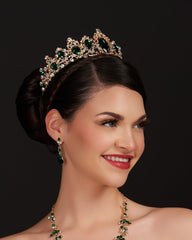 Emerald Tiara in Gold