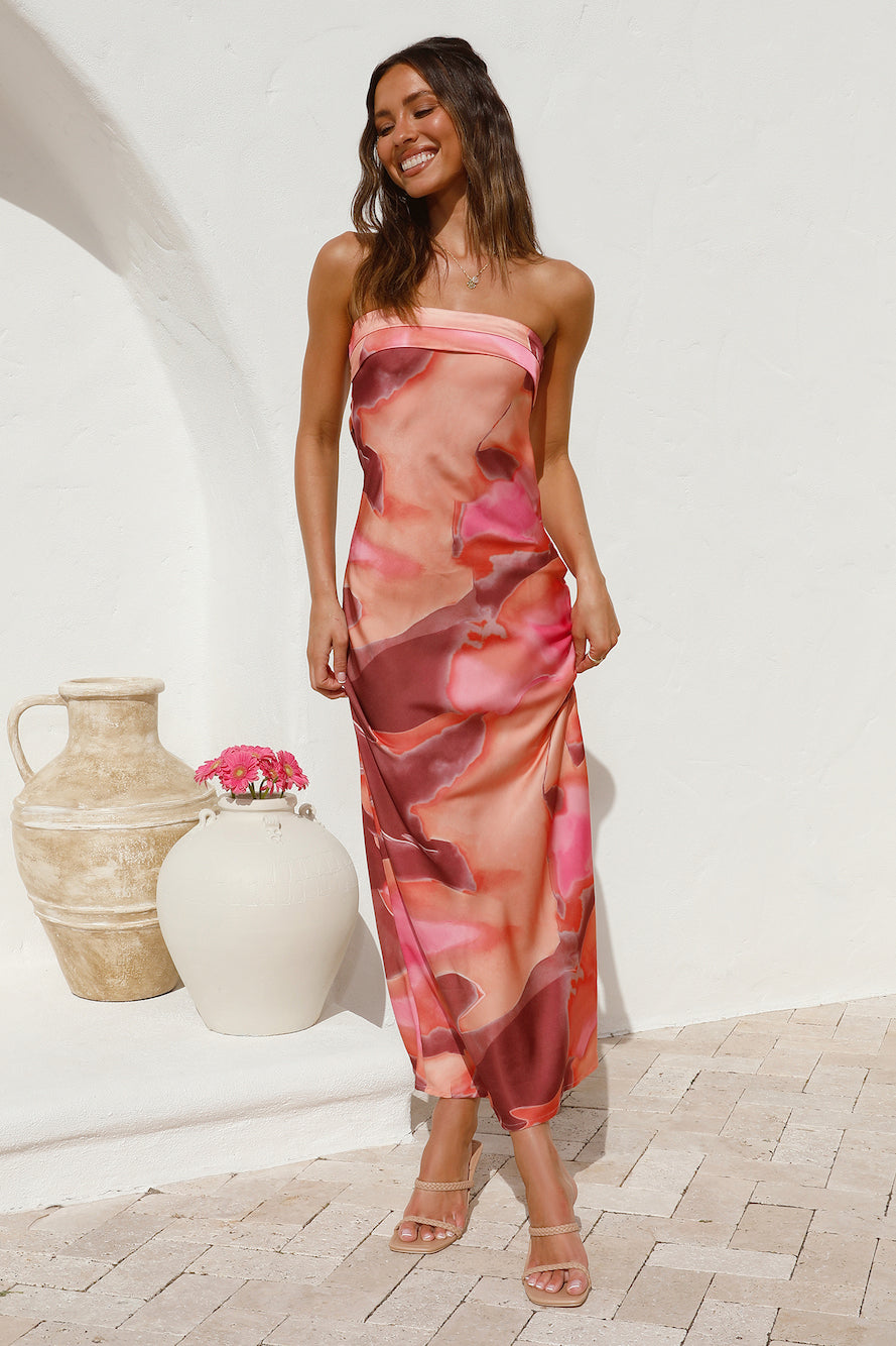 Let Me In Maxi Dress Orange