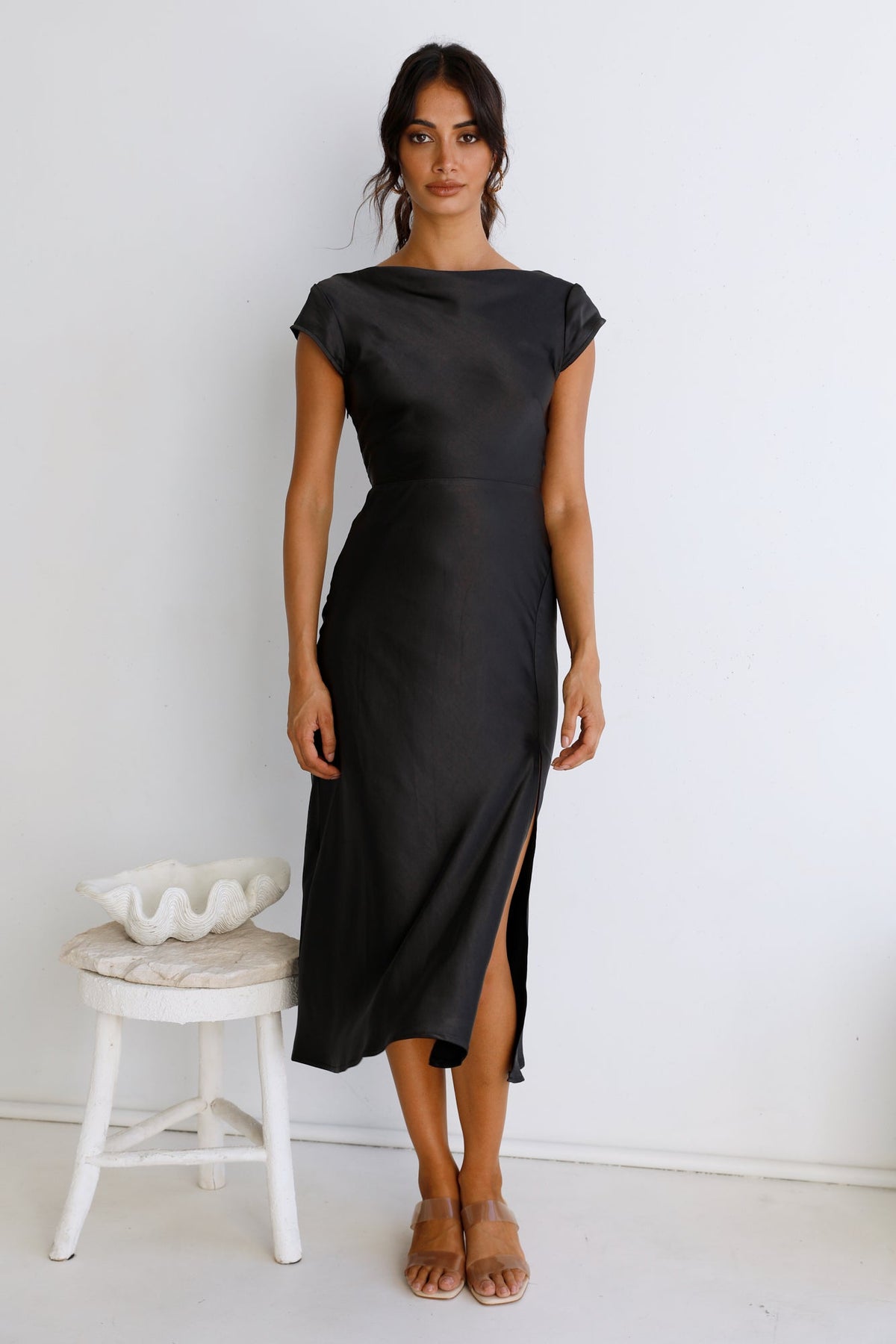 One Last Song Maxi Dress Black