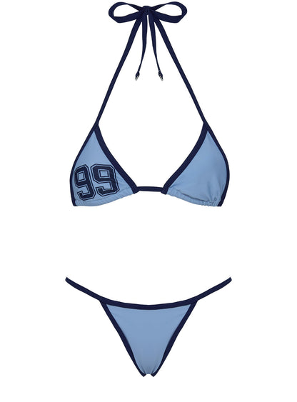 Beasley Cheeky Bikini Bottoms Blue